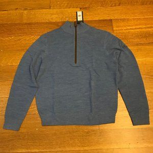 NWT Vineyard Vines Jim Nantz 1/2 Zip Sweater Small